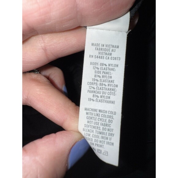 Aerie OFFLINE Real Me Super Flare Leggings XXL High Rise Black Ribbed Panels - Picture 8 of 8